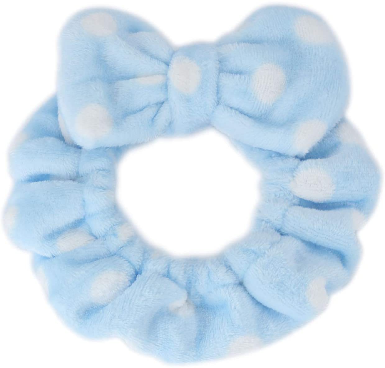 Hair Band Flannel Bow Hair Band Online Influencer Cute Girl Heart Makeup Hair Fixer Bags Apply A Facial Mask Face Washing