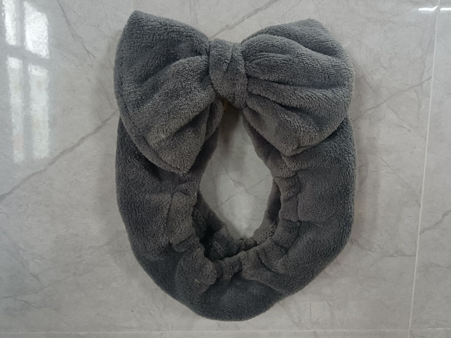 Hair Band Flannel Bow Hair Band Online Influencer Cute Girl Heart Makeup Hair Fixer Bags Apply A Facial Mask Face Washing