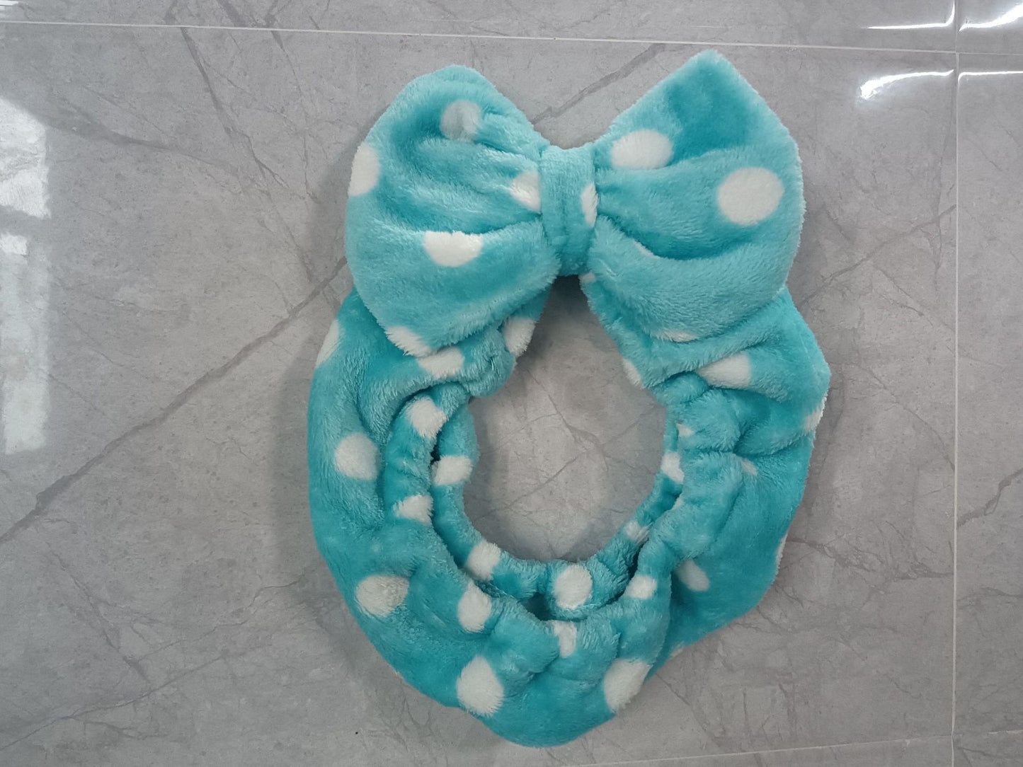 Hair Band Flannel Bow Hair Band Online Influencer Cute Girl Heart Makeup Hair Fixer Bags Apply A Facial Mask Face Washing