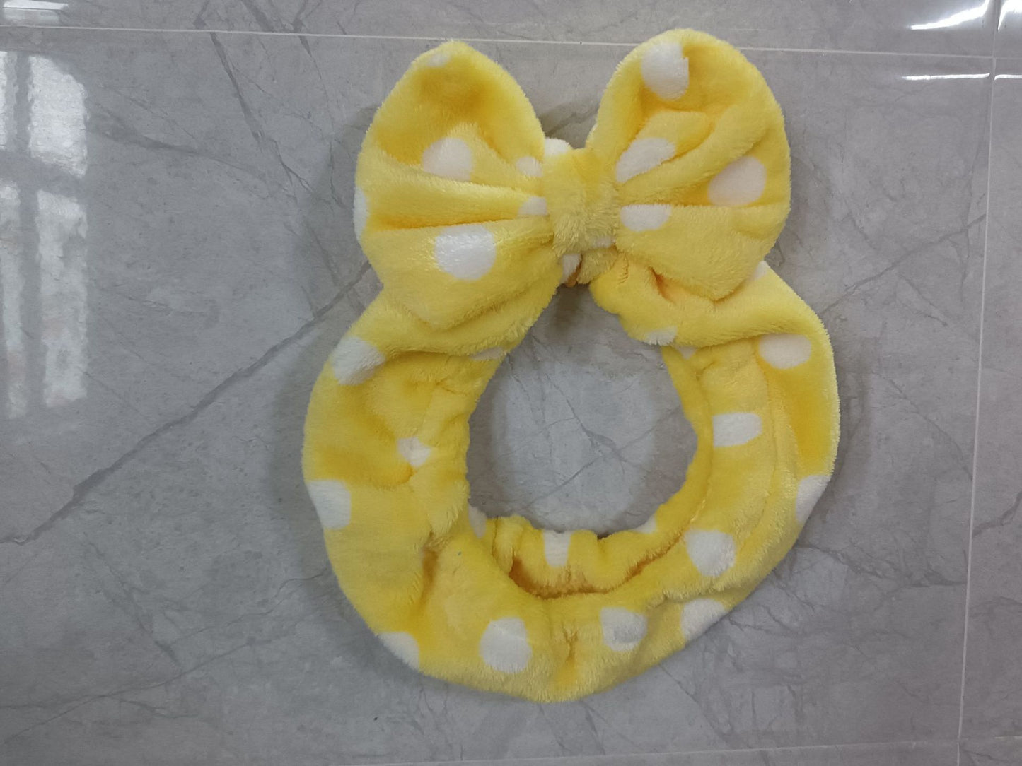Hair Band Flannel Bow Hair Band Online Influencer Cute Girl Heart Makeup Hair Fixer Bags Apply A Facial Mask Face Washing
